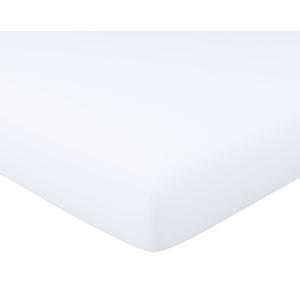 Drap-housse 180x200 en percale de coton  blanc
