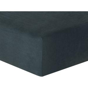 Drap housse 200x200x40 bleu de prusse