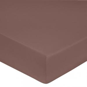 Drap housse 90x190 cm satin de coton rose