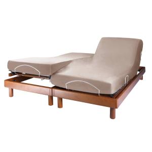 Drap housse de relaxation en percale bio lin 2 x 80 x 200 cm