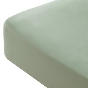 Drap-housse en 100% coton aqua marine 160x200x30 cm