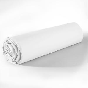 Drap Housse en bonnet 35 100% Coton 57fils Blanc