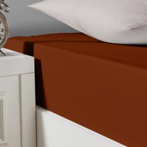 Drap housse en coton bio lavé Auburn 90x190 cm