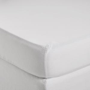 Drap Housse en coton blanc 70x140 cm