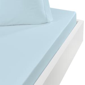 Drap housse en coton bonnet 30 cm  nuage 140x190 cm