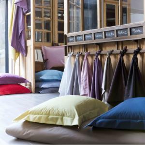 Drap housse en Coton meringue 140x190 cm