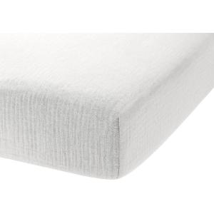 Drap housse en gaze de coton chantilly 140x190 cm