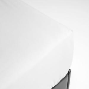 Drap housse en Percale Blanc 160x200 cm cm