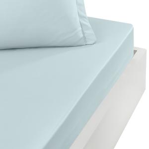 Drap housse en percale bonnet 40cm Nuage 160x200 cm