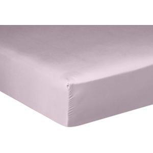Drap housse en satin de coton touterelle 180x200 cm