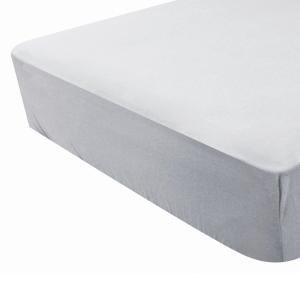 Drap housse enfant  uni en jersey Coton Perle 70x140