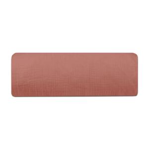 Drap-housse gaze de coton teracotta 180x200 cm