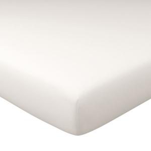 Drap-housse grand bonnet en coton blanc 160x200x40