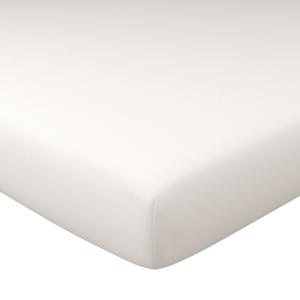 Drap-housse grand bonnet en coton blanc 180x200x40