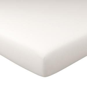 Drap-housse grand bonnet en coton blanc 90x200x32