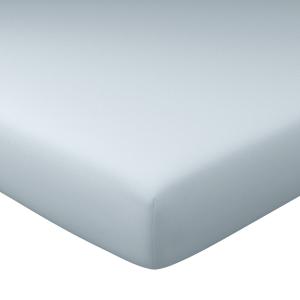 Drap-housse grand bonnet en coton gris perle 90x200x40