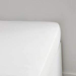 Drap housse grand bonnet pour lit  140x200 cm Blanc