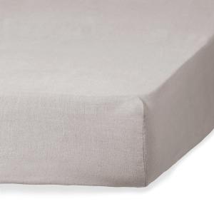 Drap housse lin lavé naturel 200x200x40