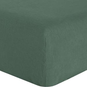 Drap housse lin pin 180x200 cm