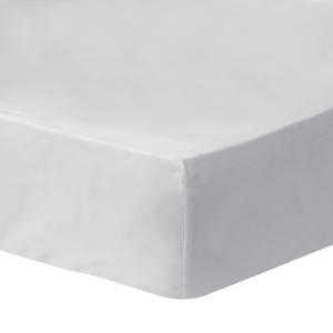 Drap housse percale coton, bonnet 37 cm 200x200 cm Galet