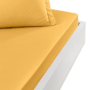 Drap-housse percale coton pour lit articulé Caramel 160x200…