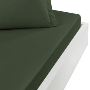 Drap housse percale coton pour lit articulé Eucalyptus 160x…