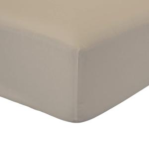 Drap housse percale de coton 2 personnes grand bonnet uni…