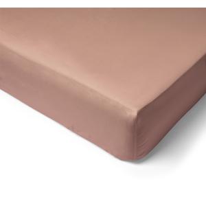 Drap housse percale de coton 80 fils  bonnet 30cm nude 140x…
