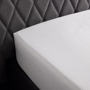 Drap housse percale marron 140x190 cm