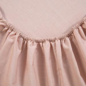 Drap housse pour lit articulé en percale de coton rose 160…