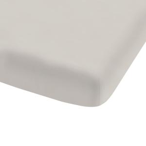Drap-housse uni en coton lavé Lin