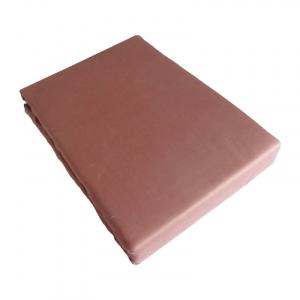 Drap plat 1 personne 180x290 cm satin de coton rose