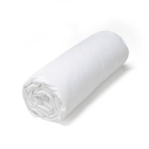 Drap plat coton  270x310 blanc