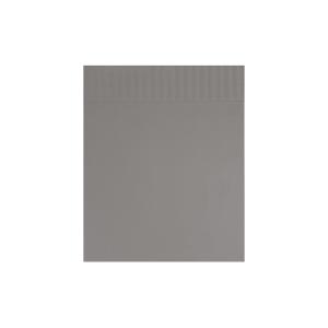 Drap plat coton gris foncé 180x290 cm