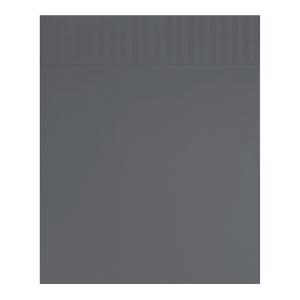 Drap plat coton gris foncé 240x310 cm