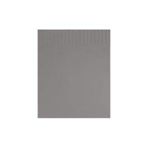 Drap plat coton gris foncé 270x310 cm