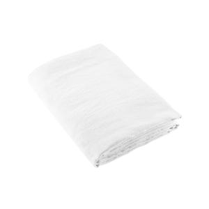 Drap plat lin blanc 240x310 cm
