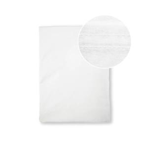 Drap plat  percale de coton 90 fils/cm² blanc 180x290 cm