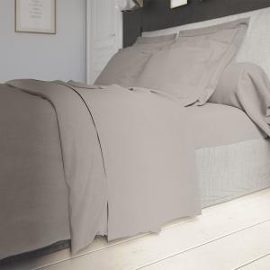 Drap plat   Percale Fumée 270x310 cm