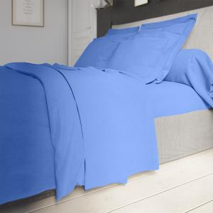 Drap plat   Percale Lazuli 180x290 cm