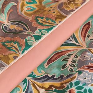 Drap plat satin vert clair 240x295 cm