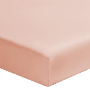 Draps Housse 180x200cm - Peach Blush - Percale de Coton