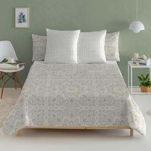 Drat plat 100% coton 210X270 cm vert
