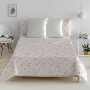 Drat plat 100% coton 270x270 cm rose