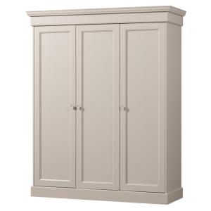 Dressing 2 portes en pin, blanc
