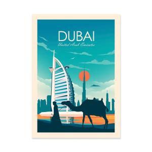 DUBAI - STUDIO INCEPTION - Affiche d'art 50 x 70 cm