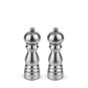 Duo de moulins à poivre et à sel en inox u'select H18cm