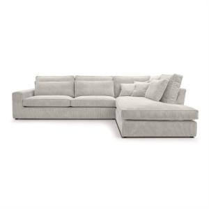 Ecksofa L-form, Beige