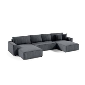 Ecksofa Mit Schlaffunktion, Anthrazit