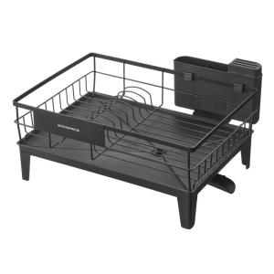 Égouttoir à vaisselle bec rotatif à 360° et extensible noir…